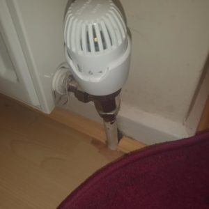 radiator dial replaced by plumber Bristol
